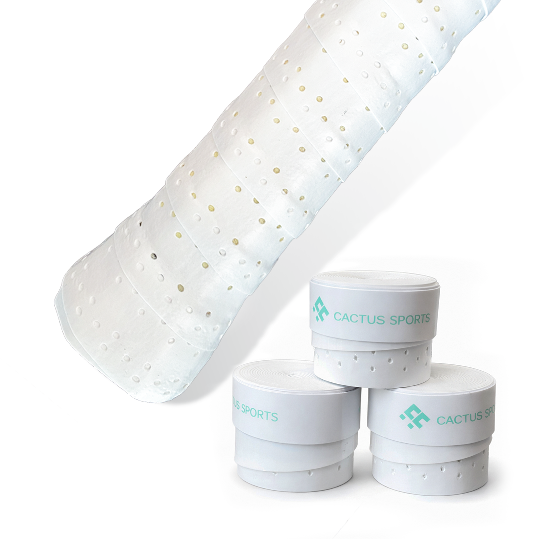 Perforated Tacky over grips for padel tennis squash pickleball badminton