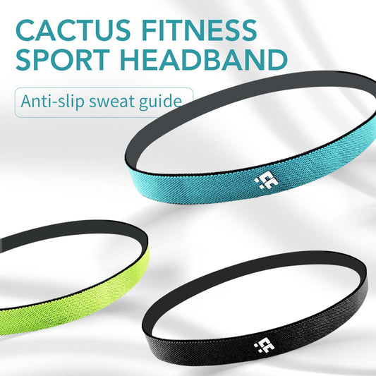 CACTUS FITNESS Silicone headbands for women and men workout headbands for women and men, Yoga Sport athletic headbands