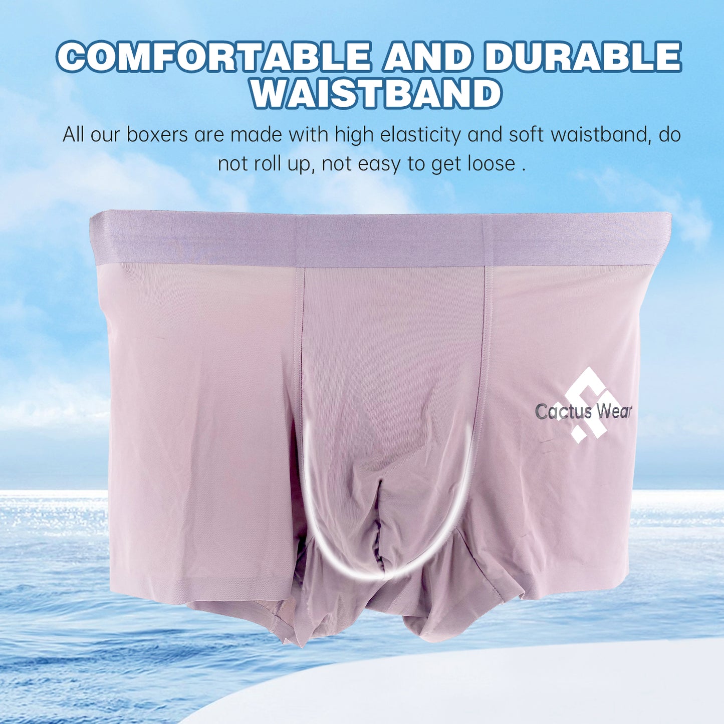 Cactus Wear Elite Cotton Comfortable Men Boxers 1pack of 3pcs