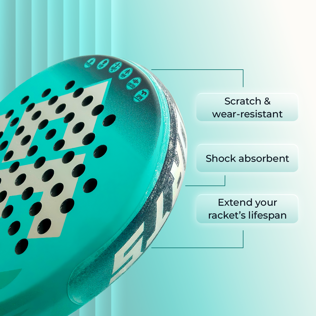 Padel Racket Protector Clear Padel rackets transparent protector – UAE Cactus Sports